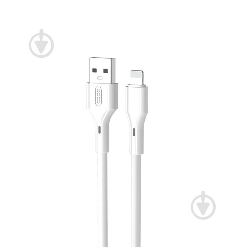 Кабель Xo NB230-Ai USB to Lightning 2.4А 1 м white (NB230-AI.white) - фото 1