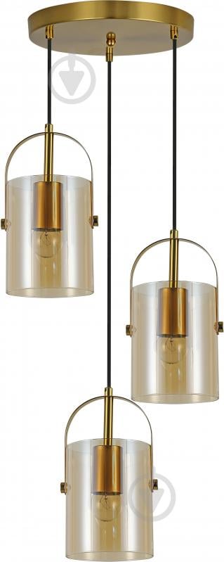 Світильник підвісний Sensio Major 1x40 Вт E27 золотий ALG-74721/3P-C - фото 1 Світильник підвісний Sensio Major 1x40 Вт E27 золотий ALG-74721/3P-C - фото 1