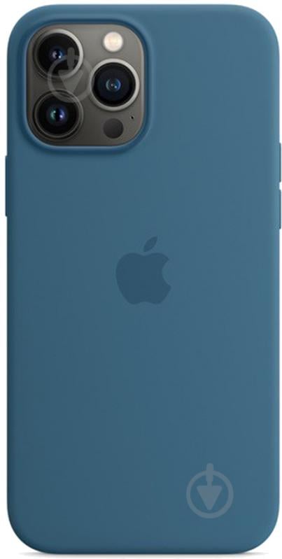 Чохол-накладка Apple Silicone Case with MagSafe для Apple iPhone 13 Pro Max blue jay (MM2Q3ZE/A) - фото 1