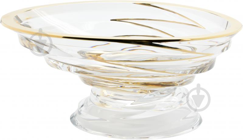 Блюдо Bohemia Dynamic Gold 32 см - фото 1
