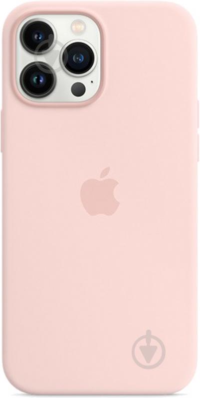 Чохол-накладка Apple Silicone Case with MagSafe для Apple iPhone 13 Pro Max chalk pink (MM2R3ZE/A) - фото 1