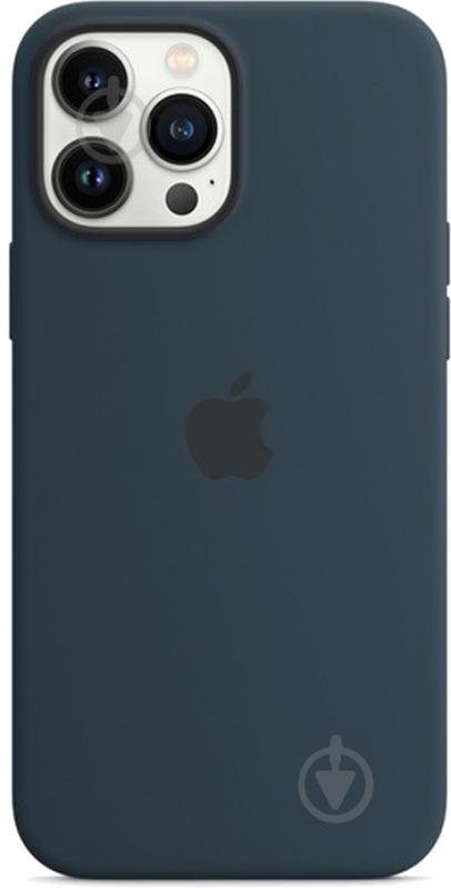 Чохол-накладка Apple Silicone Case with MagSafe для Apple iPhone 13 Pro Max abyss blue (MM2T3ZE/A) - фото 2