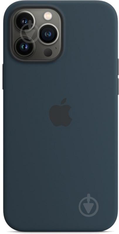 Чохол-накладка Apple Silicone Case with MagSafe для Apple iPhone 13 Pro Max abyss blue (MM2T3ZE/A) - фото 1