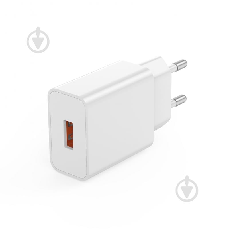 Мережевий зарядний пристрій Xo L127 QC18W USB-A, White (L127.white) - фото 2