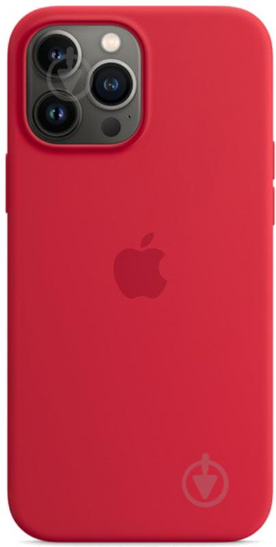 Чохол-накладка Apple Silicone Case with MagSafe для Apple iPhone 13 Pro Max red (MM2V3ZE/A) - фото 1