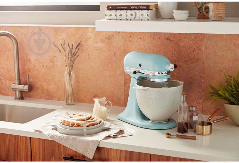 Чаша для змішування KitchenAid 4,7 л керамічна з кришкою (5KSM2CB5BGS) - фото 8