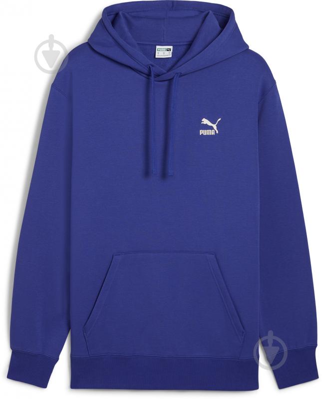 Джемпер Puma CLASSICS SMALL LOGO HOODIE FL 53559627 р.2XL синий - фото 1