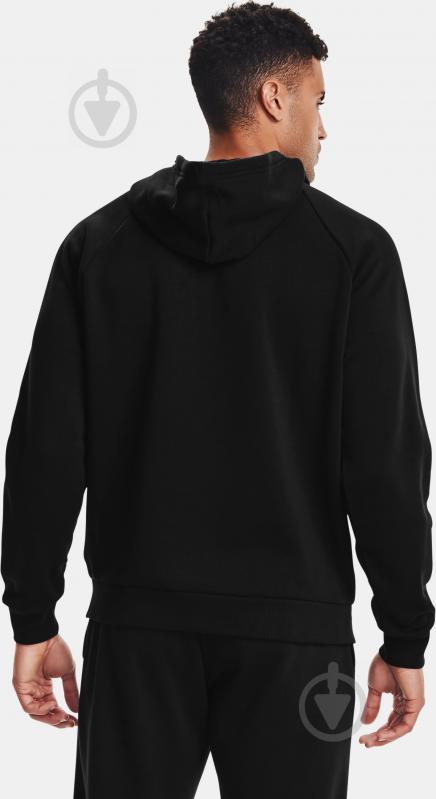 Джемпер Under Armour UA Rival Fleece FZ Hoodie 1357111-001 р. 3XL черный - фото 3