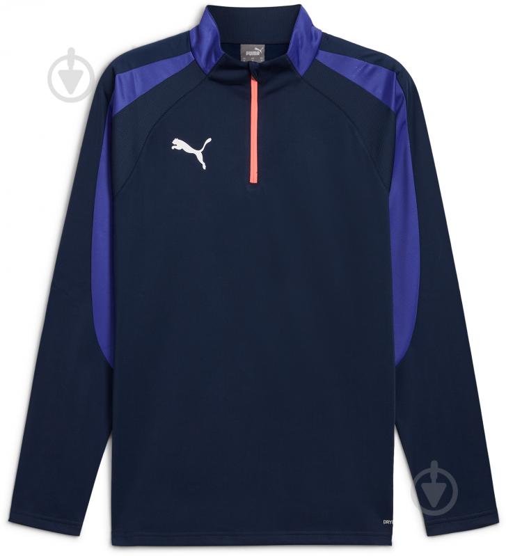 Джемпер Puma INDIVIDUALLIGA 1/4 ZIP TOP 65951501 р.2XL синий - фото 1