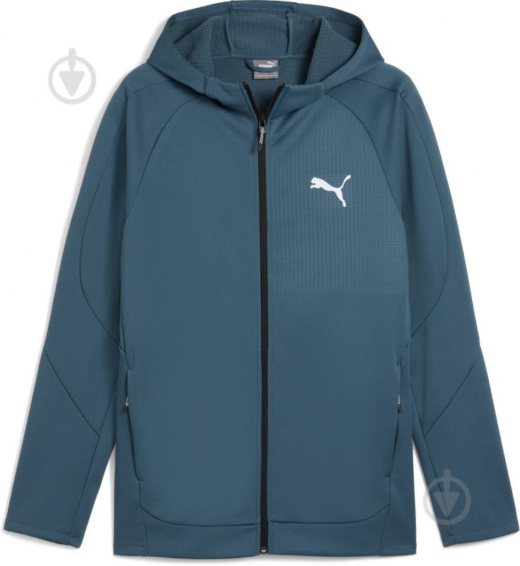 Джемпер Puma EVOSTRIPE WARM FULL-ZIP HOODIE DK 68170325 р.2XL синий - фото 1