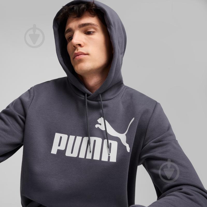 Джемпер Puma ESS BIG LOGO HOODIE FL (S) 58668723 р.2XL серый - фото 7