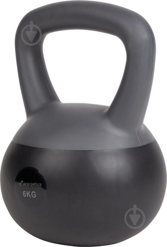 Гиря Energetics Soft Kettlebell 410616-901050 6 кг сірий із чорним - фото 2