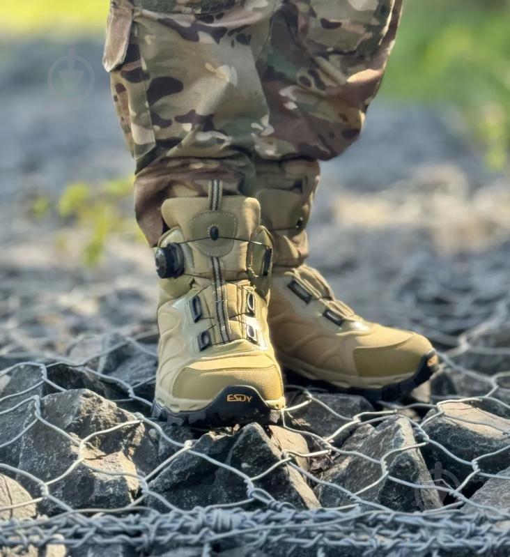 Кросівки ESDY трекінгові з автошнурівкою SK-10 р.43 coyote - фото 2