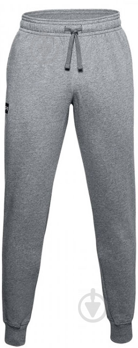 Брюки Under Armour UA Rival Fleece Joggers 1357128-012 р.4XL серый - фото 1