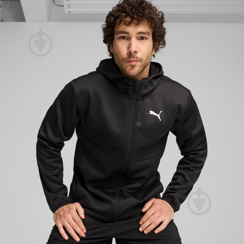 Джемпер Puma TRAIN ALL DAY PWRFLEECE FULL ZIP 52233990 р.2XL чорний - фото 3