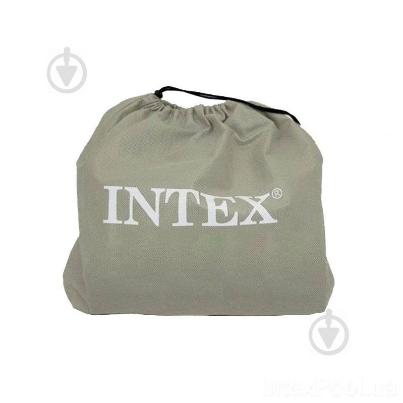 Ліжко Intex ESSENTIAL REST із вбудованим насосом 152*203*46 см сірий - фото 2