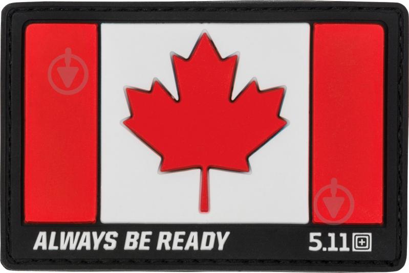 Нашивка 5.11 Tactical Canada Flag Patch Red - фото 1