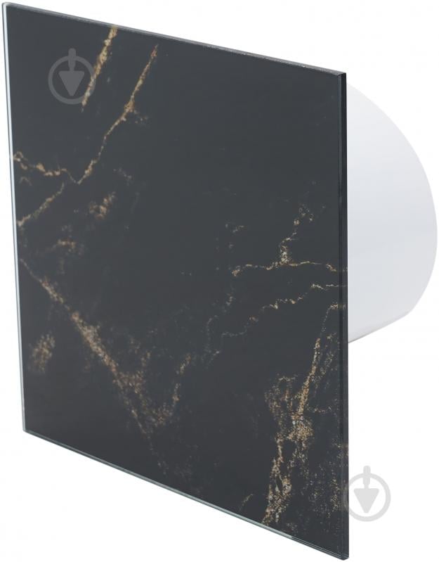 Панель AirRoxy до вентилятора MARBLE BLACK GOLD Glass 01-186 - фото 3