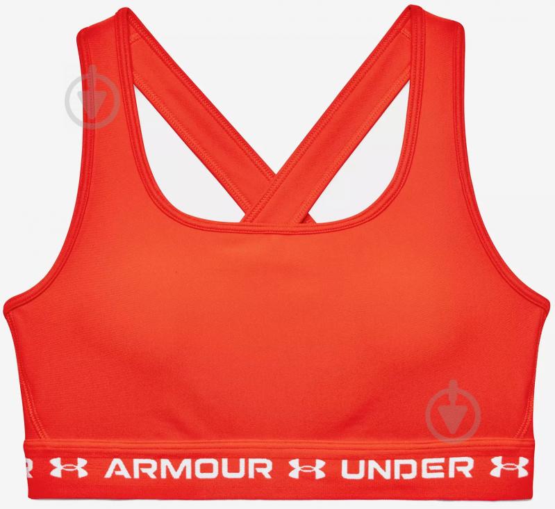 Бра Under Armour UA Crossback Mid Bra 1361034-296 р.S/M помаранчевий - фото 1