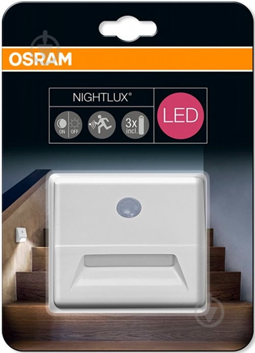 Нічник Osram для східців із сенсором 0,25 Вт білий - фото 9