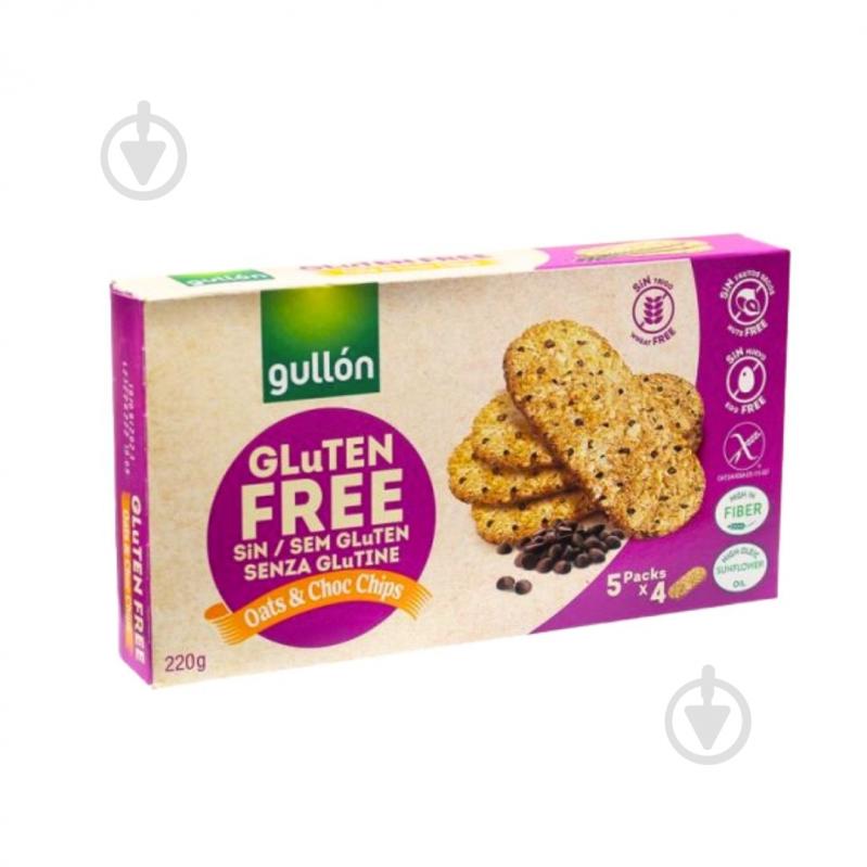 Печенье овсяное Gullon Desayuno Choc-chips 220 г - фото 1