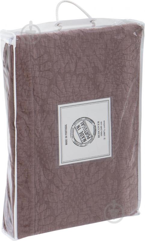 Покрывало Lagoa 180x240 см бордовый - фото 3