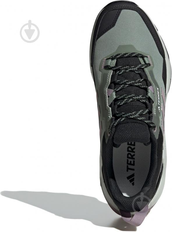 Кроссовки женские демисезонные Adidas TERREX AX4 GTX W IE2576 р.38 черно-зеленые - фото 10