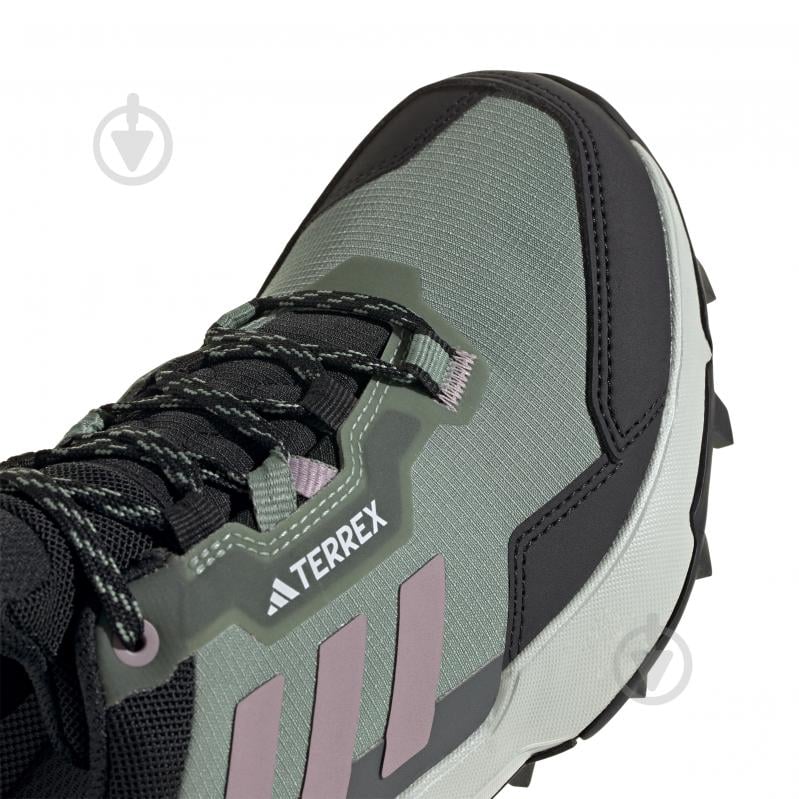 Кроссовки женские демисезонные Adidas TERREX AX4 GTX W IE2576 р.38 черно-зеленые - фото 7