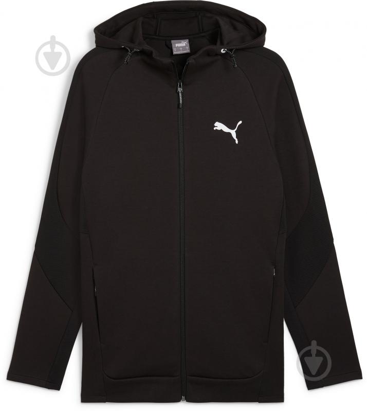 Джемпер Puma EVOSTRIPE FULL-ZIP HOODIE DK 68170001 р.2XL чорний - фото 1