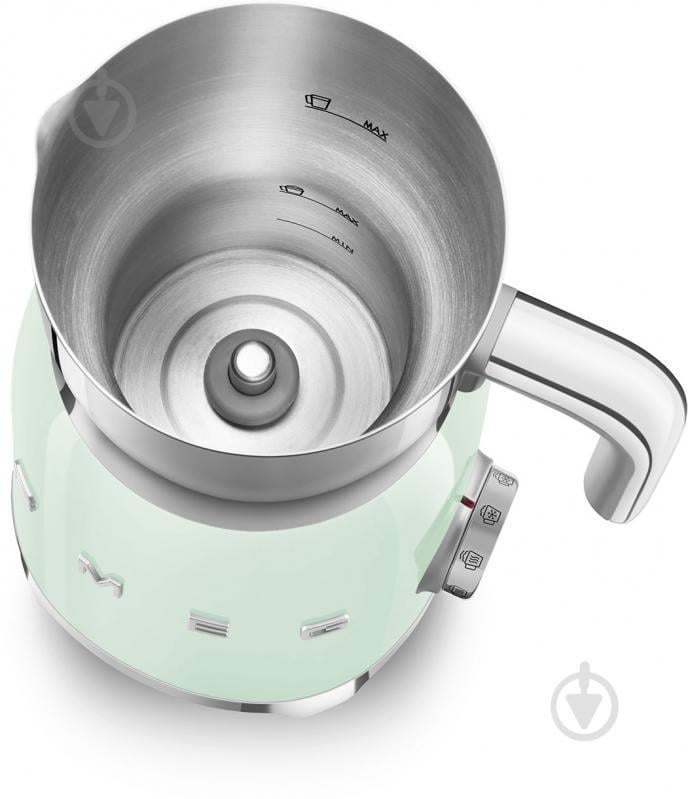 Вспениватель молока Smeg MFF11PGEU зеленый - фото 6