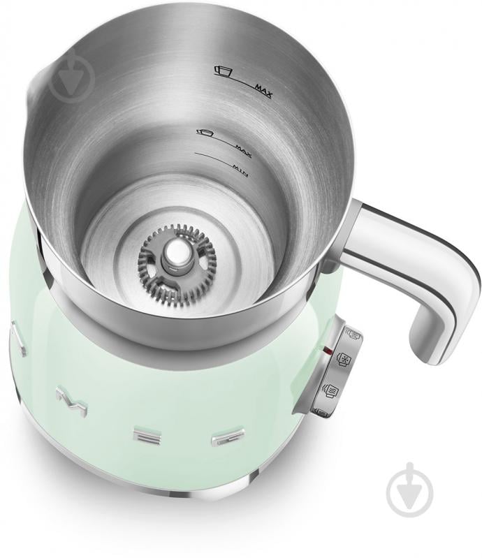 Вспениватель молока Smeg MFF11PGEU зеленый - фото 5