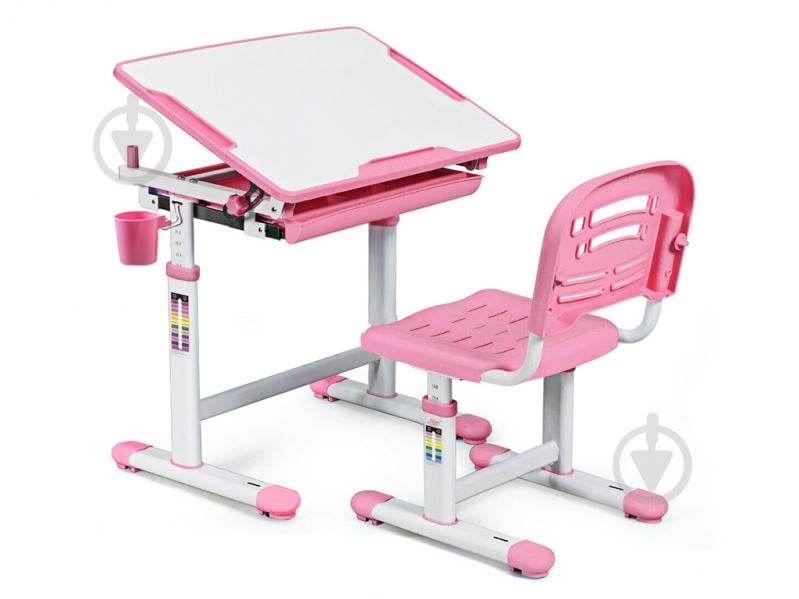 Комплект стол и стул Evo-kids Evo-06 Pink - фото 1