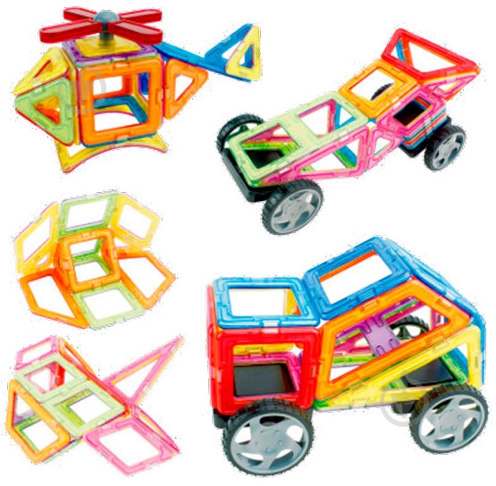 Конструктор Limo Toy магнитный LT5003 - фото 1 Конструктор Limo Toy магнитный LT5003 - фото 1