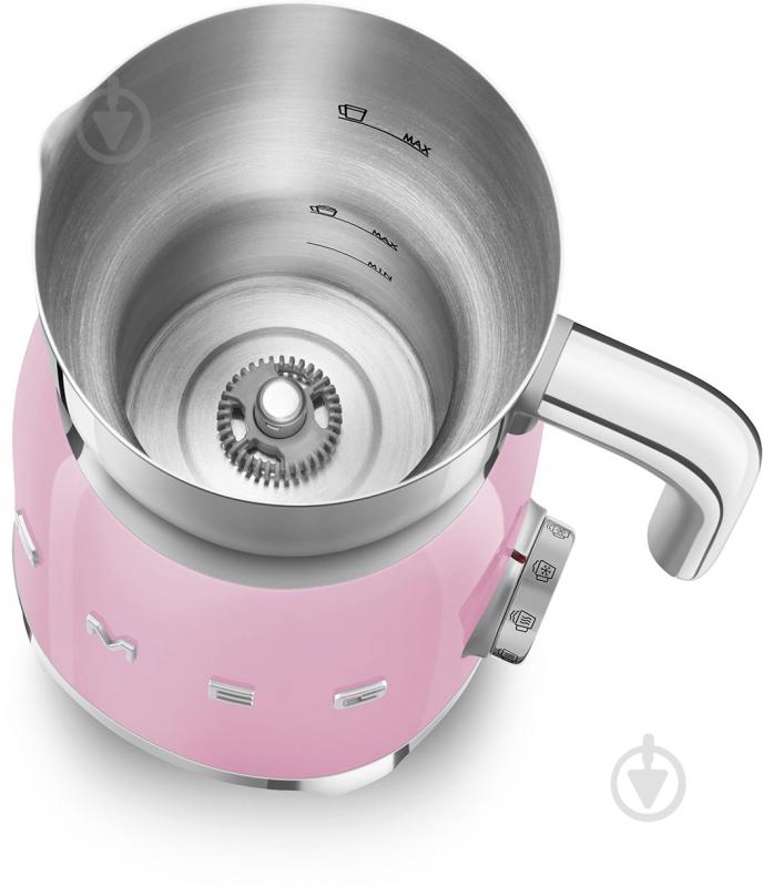 Вспениватель молока Smeg MFF11PKEU розовый - фото 6 Вспениватель молока Smeg MFF11PKEU розовый - фото 6