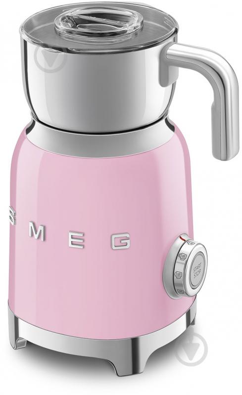 Вспениватель молока Smeg MFF11PKEU розовый - фото 3 Вспениватель молока Smeg MFF11PKEU розовый - фото 3