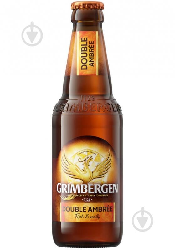 Пиво Grimbergen Double Ambree напівтемне фільтроване 6,5% 0,33 л - фото 1