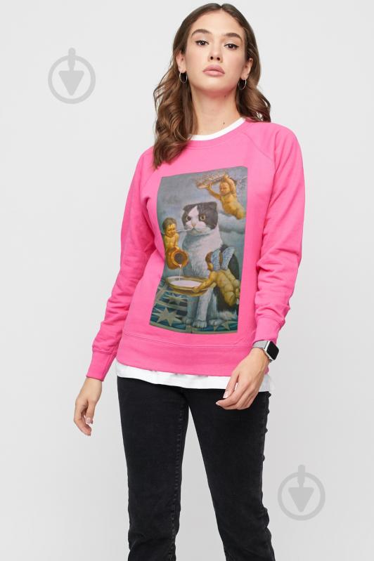 Свитшот YAPPI No Flis SWP1005 р.M розовый - фото 1 Свитшот YAPPI No Flis SWP1005 р.M розовый - фото 1