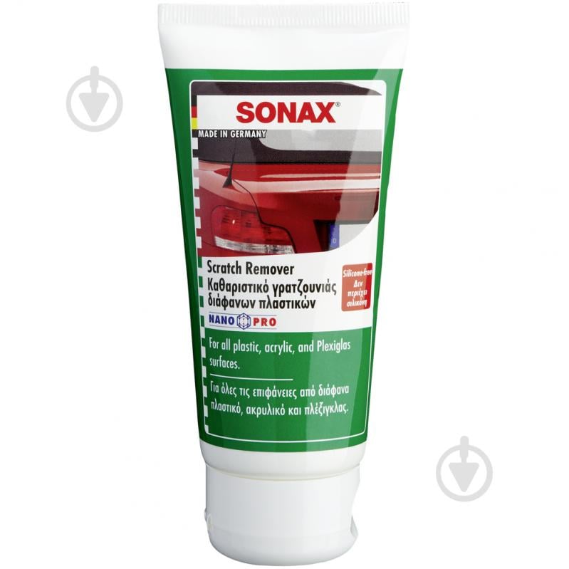 Паста полірувальна SONAX для видалення подряпин з акрилу, пластику (305000) 75 мл - фото 1