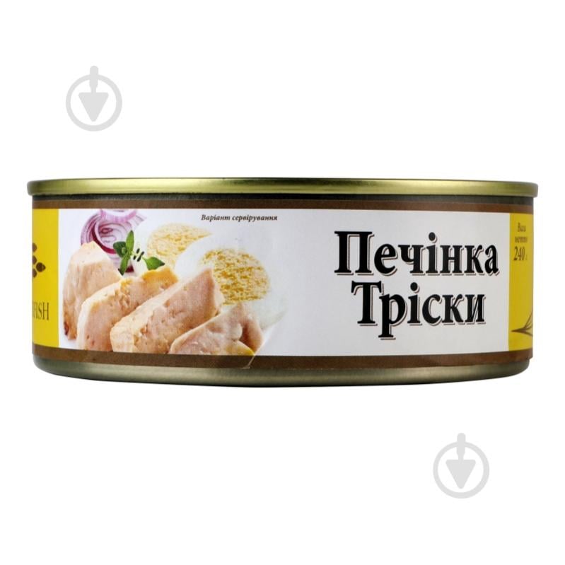 Печінка тріски Amberfish 240 г - фото 1