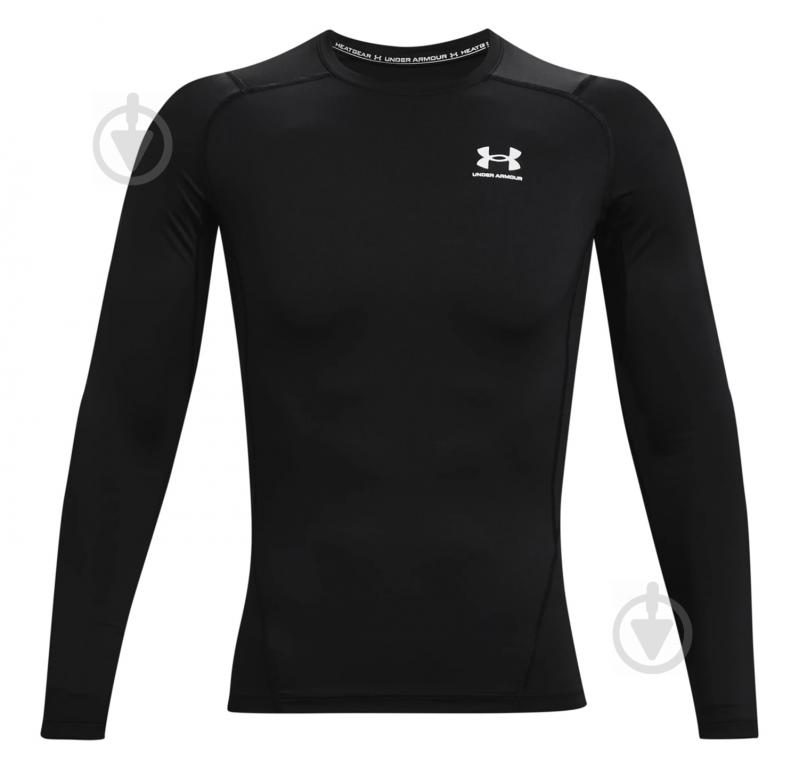 Футболка Under Armour UA HG Armour Comp SS 1361524-001 р.S/M черный - фото 1