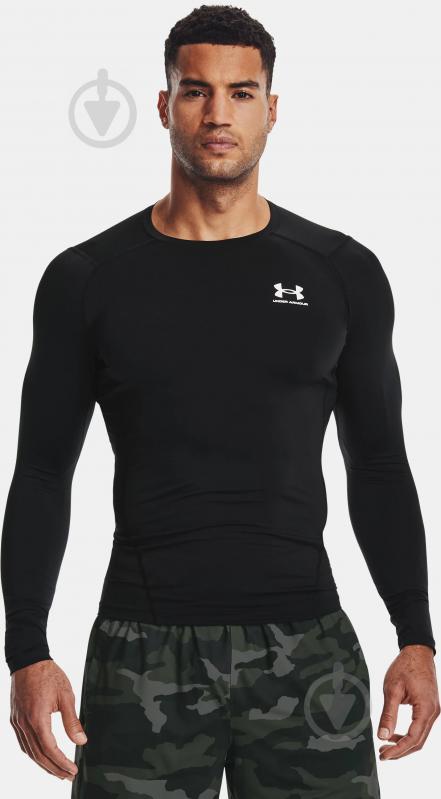 Футболка Under Armour UA HG Armour Comp SS 1361524-001 р.S/M черный - фото 3