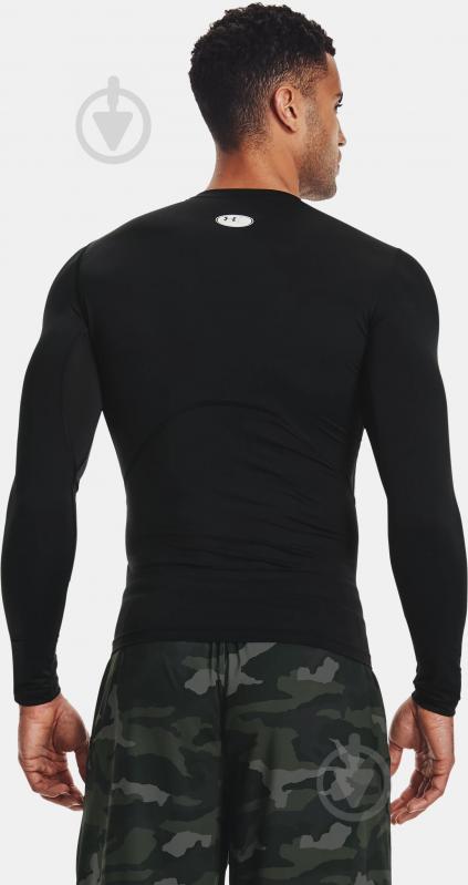 Футболка Under Armour UA HG Armour Comp SS 1361524-001 р.S/M черный - фото 4