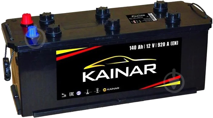 Акумулятор автомобільний Kainar Standart+ 140Ah 920A 12V «+» ліворуч (140 821 3 120 ЧЧ) - фото 1