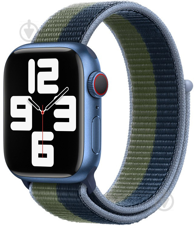 Ремінець Apple 41mm Abyss Blue/Moss Green Sport Loop Regular ML2Q3ZM/A - фото 2