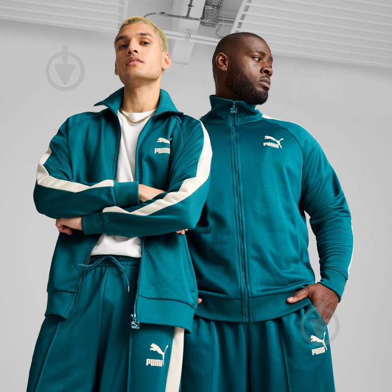 Джемпер Puma T7 ICONIC TRACK JACKET (S) PT 53948422 р.L зеленый - фото 3