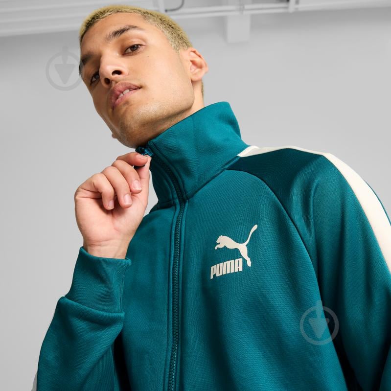 Джемпер Puma T7 ICONIC TRACK JACKET (S) PT 53948422 р.L зеленый - фото 7