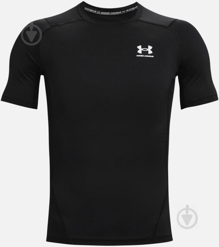 Футболка Under Armour UA HG Armour Comp SS 1361518-001 р.S/M черный - фото 1