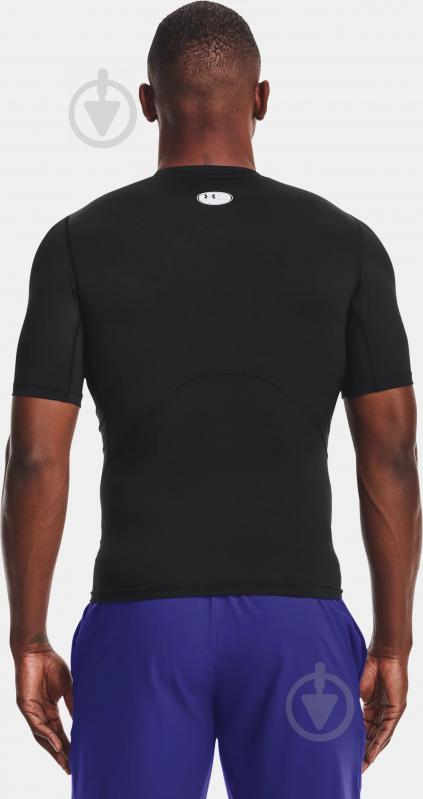 Футболка Under Armour UA HG Armour Comp SS 1361518-001 р.S/M черный - фото 4