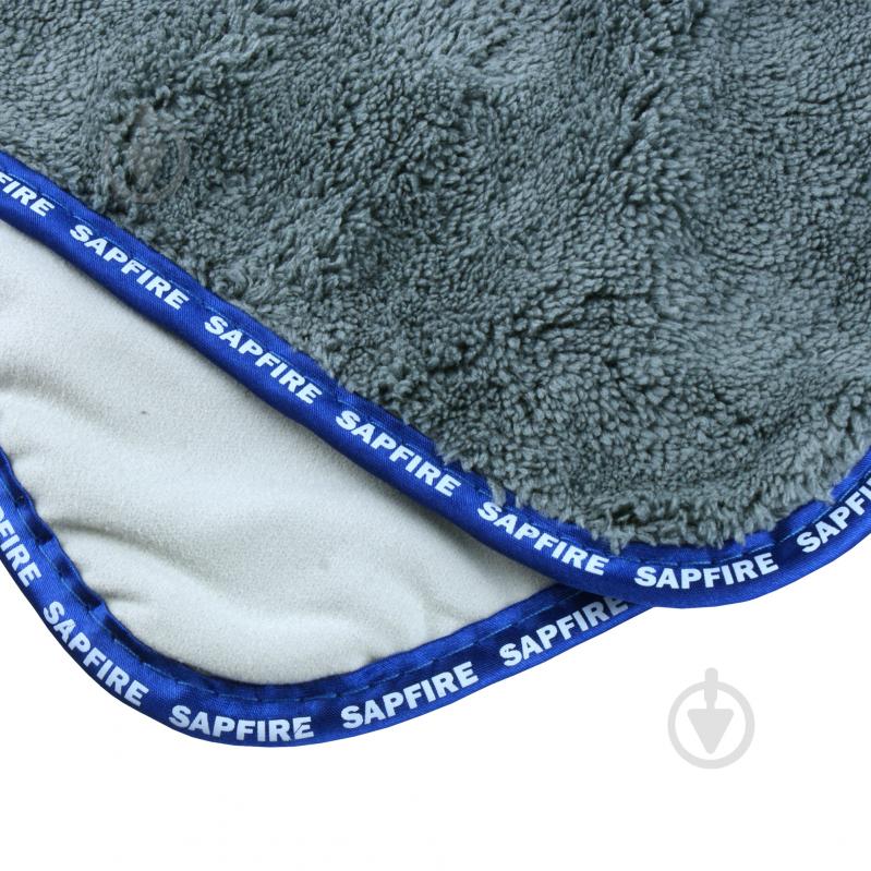 Серветка двостороння з мікрофібри і штучної замші 35x40 см Sapfire 2 in 1 Microfiber Dust&Polish Cloth SA-226 1 шт. - фото 5