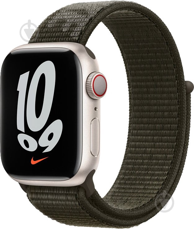 Ремінець Apple 41mm Cargo Khaki Nike Sport Loop Regular green (ML2V3ZM/A) - фото 2